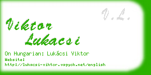 viktor lukacsi business card