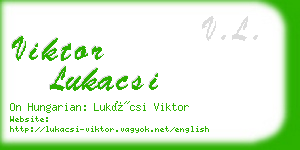 viktor lukacsi business card